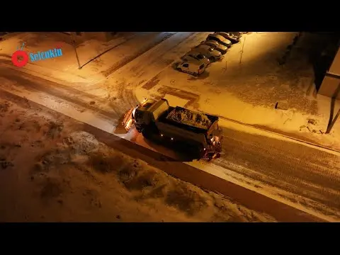 Selçuklu Belediyesi Buzlanma Riskine Karşı Gece Boyunca Nöbette